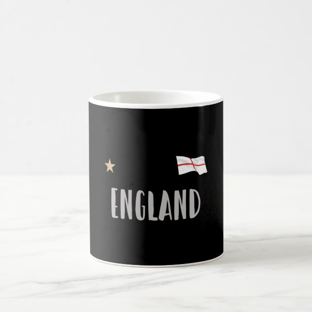 Caneca De Café Inglaterra Fan Shirt English Flag (Centro)
