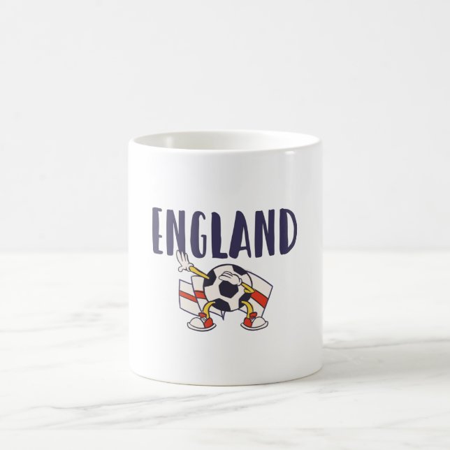 Caneca De Café Inglaterra Fan Shirt English Flag (Centro)