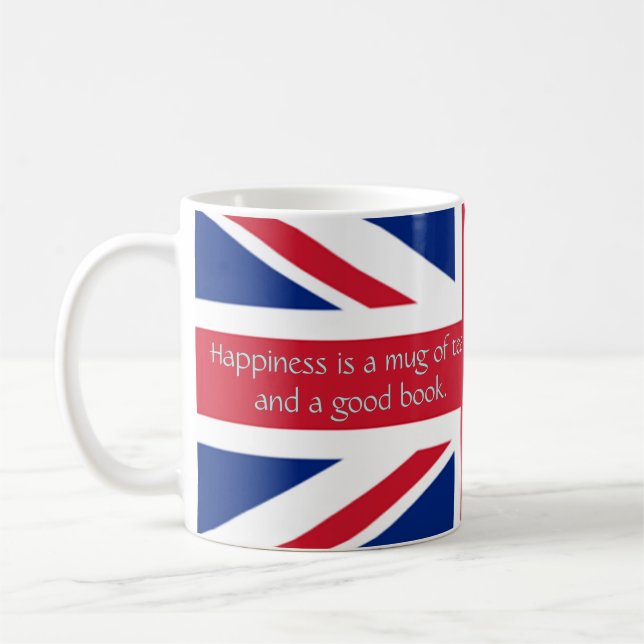 Caneca De Café Inglaterra Sinalizador inglês Felicidade Tea Good  (Esquerda)