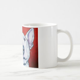 Caneca De Café Inglês branco bull terrier