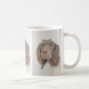 Caneca De Café Inglês cocker spaniel art.