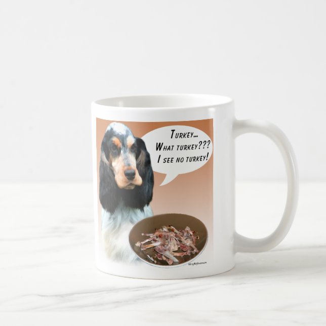 Caneca De Café Inglês Cocker Spaniel Turquia (Direita)