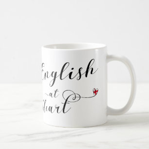 Caneca De Café Inglês No Heart Mug, Inglaterra