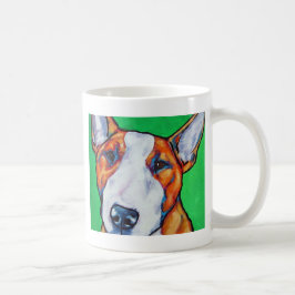 Caneca De Café Inglês vermelho/branco bull terrier