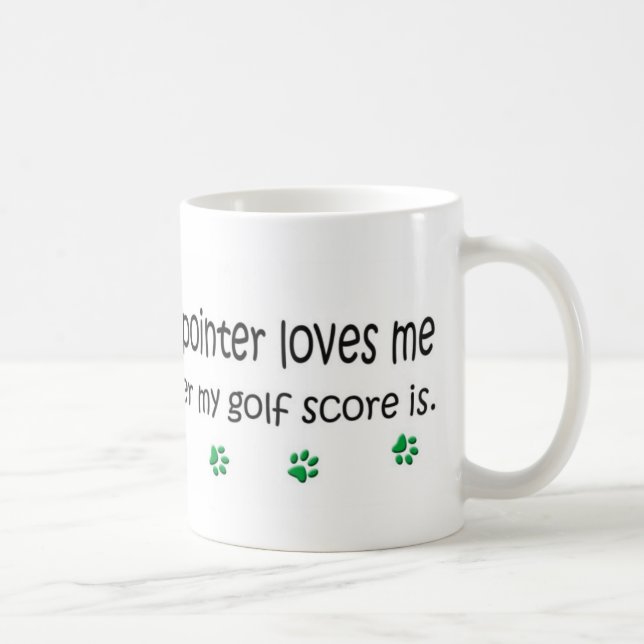 Caneca De Café InglêsPointer (Direita)