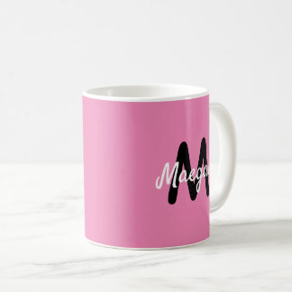 Caneca De Café Inicial e Nome Mug
