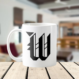 Caneca De Café Inicial Personalizada da Vintagem Retroativa