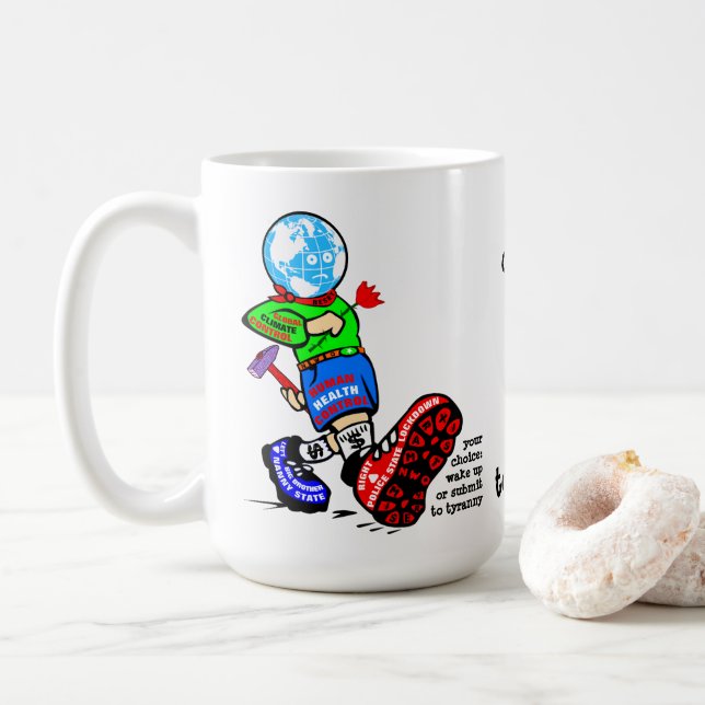 Caneca De Café Inicializações NWO (Com Donut)