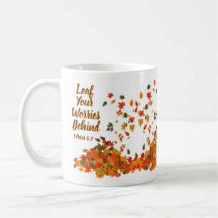 Caneca De Café Inicialmente Personalizado, Deixem Suas Preocupaçõ