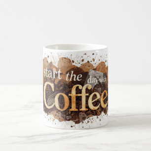 Caneca De Café iniciar o dia com café