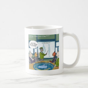 Caneca De Café Inimigo Natural dos Gatos Divertido