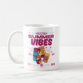 Caneca De Café Injetando vibrações de verão