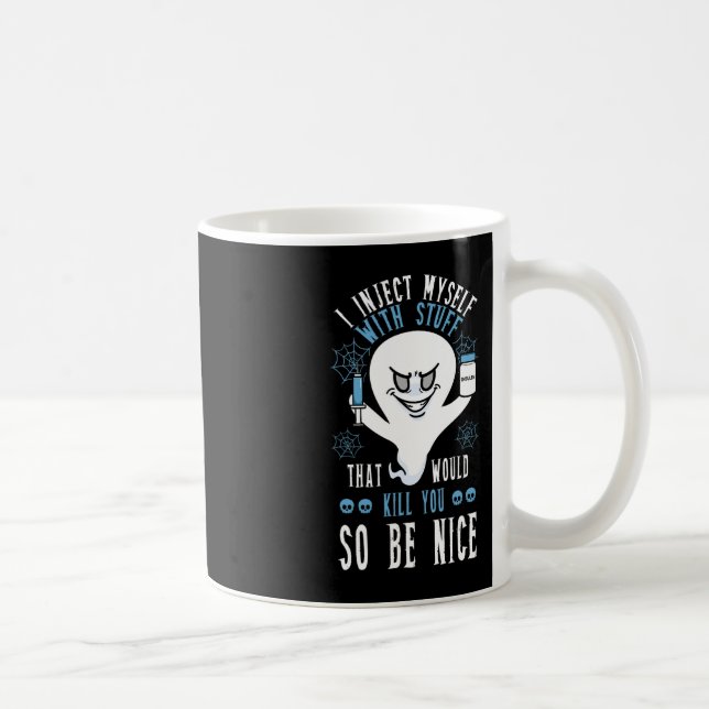 Caneca De Café Injeto-Me Com Coisas Que O Matar Assim (Direita)