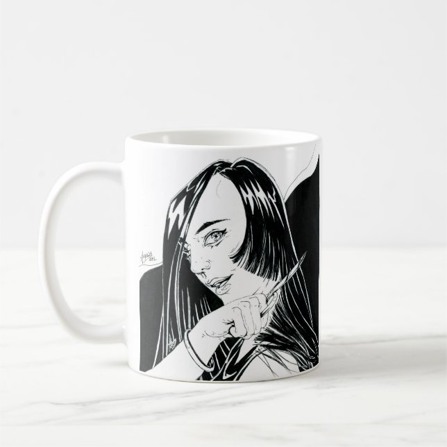 Caneca De Café Inktober 2018 Dia 24 - Uma Jogada Ousada (Esquerda)
