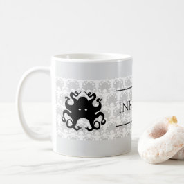 Caneca De Café Inky Bones Press Mug