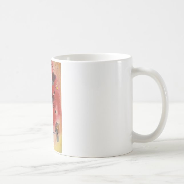 Caneca De Café Inner Simmering Abstrato Painting (Direita)