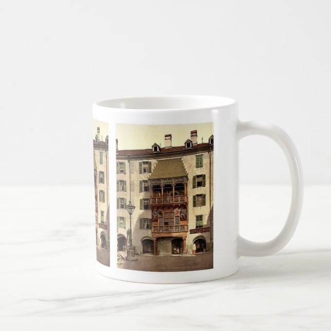 Caneca De Café Innsbruck, o patamar dourado, Tirol, (Direita)