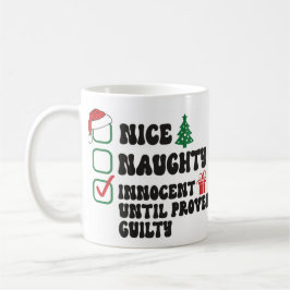 Caneca De Café Inocente até a culpa comprovada