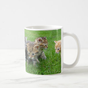 Caneca de café inocente bonito dos gatinhos