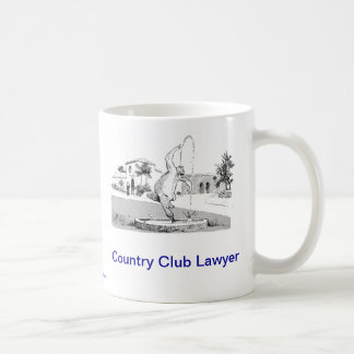 Caneca de café inoperante do advogado do clube de