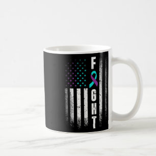 Caneca De Café Inquietação Bandeira Americana Luta Contra A Preve
