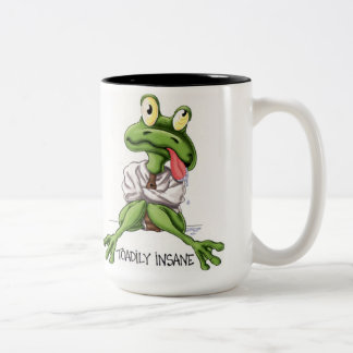 Caneca de café insana de Toadily