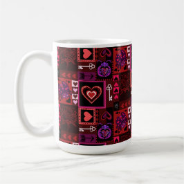 Caneca De Café Inseto de amor e coração bonito
