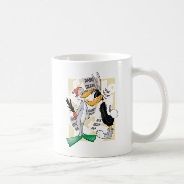 Caneca De Café INSETOS BUNNY™ E DAFFY DUCK™ prontos para a estaçã (Direita)