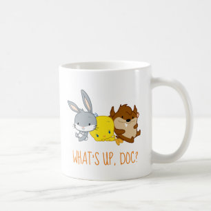 Caneca De Café Insetos Chibi BUNNY™, TWEETY™ E TAZ™