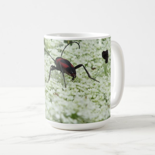 Caneca De Café Insetos em Elderflower (Frente Esquerda)