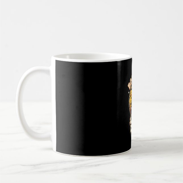 Caneca De Café Insígnia da Equipe Halloween Boo (Esquerda)