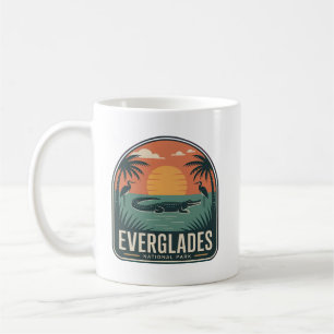 Caneca De Café Insígnia da Vida Selvagem do Parque Nacional Everg