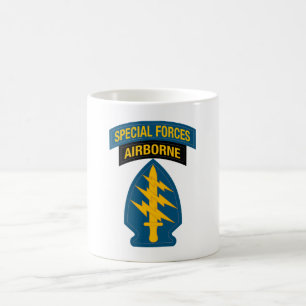 Caneca De Café insígnia das Forças Especiais Tab Aerotransportada