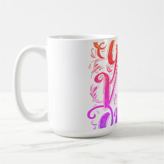 Caneca De Café Insígnia de Letra 'Só Vibrações Boas'