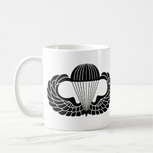 Caneca De Café Insígnia de paraquedista