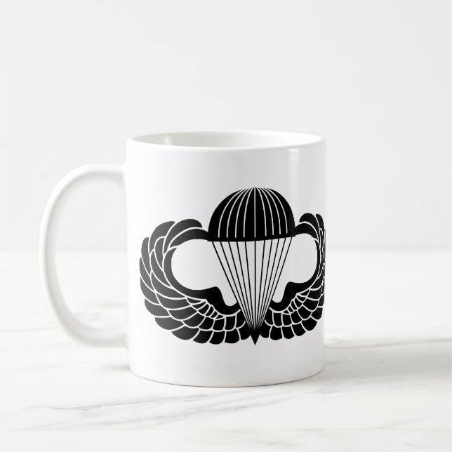 Caneca De Café Insígnia de paraquedista (Esquerda)