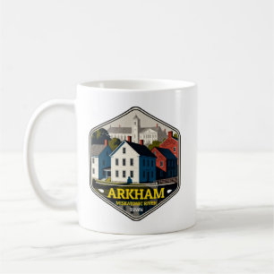 Caneca De Café Insígnia de Viagem Vintage da Cidade do Rio Miskat