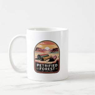 Caneca De Café Insígnia do Deserto do Parque Nacional Floresta Pe