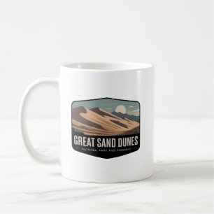 Caneca De Café Insígnia do Parque Nacional das Grandes Dunas de A