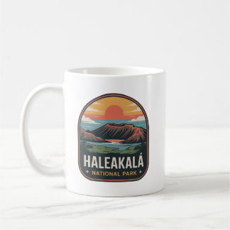 Caneca De Café Insígnia do Parque Nacional do Vulcão Haleakalā