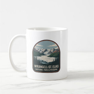 Caneca De Café Insígnia do Parque Nacional Wrangell–St. Elias