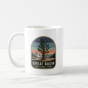 Caneca De Café Insígnia do Pinheiro Bristlecone do Parque Naciona