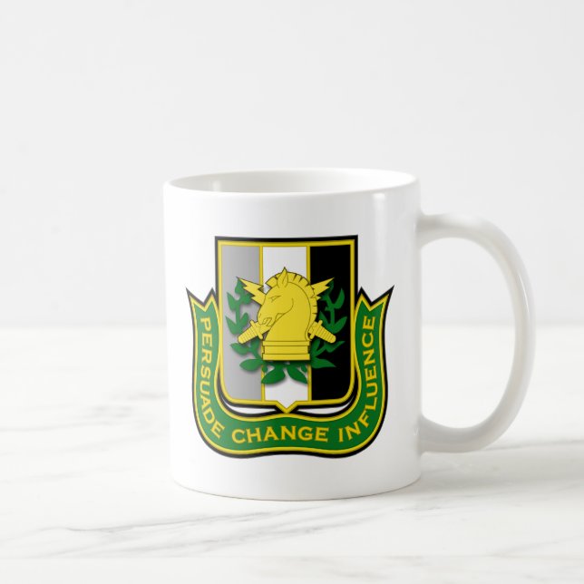 Caneca De Café Insígnias regimentais de PsyOps (Direita)