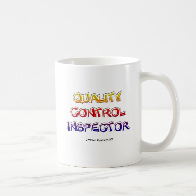 Caneca De Café Inspector de controle de qualidade (Direita)