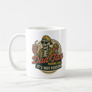 Caneca De Café Inspetor de Invasão de Imposto de Pai Skeleton