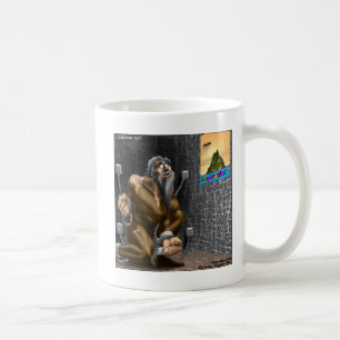 Caneca De Café Inspiração - Cartoon Divertido de Motivação