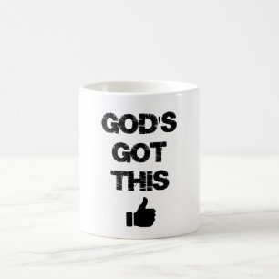 Caneca De Café Inspiração cristã: Deus obtido estas citações