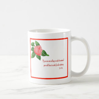 Caneca De Café Inspiração da rosa vermelha
