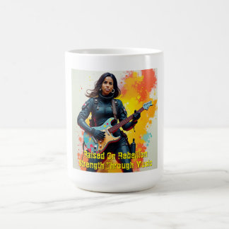 Caneca De Café Inspiração de Arte Guitarrista da Soldista Persona