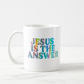Caneca De Café Inspiração - Jesus é a resposta